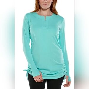 Coolibar Women's Hokulani Swim Shirt UPF50+ XL